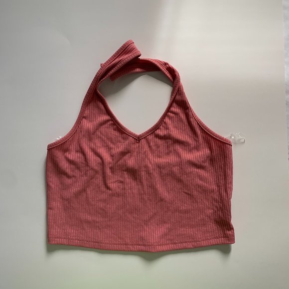 Ribbed Halter Top - Picture 1 of 4